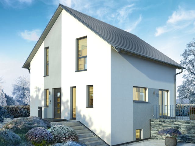 Fertighaus Design 10 K von OKAL Haus Schlüsselfertig ab 478900€, Außenansicht 1 Fertighaus Design 10 K von OKAL Haus Schlüsselfertig ab 478900€, Außenansicht 1