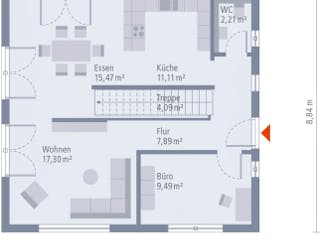 Fertighaus Design 10 K von OKAL Haus Schlüsselfertig ab 478900€, Innenansicht 2