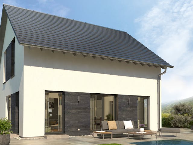 Fertighaus Design 11 von OKAL Haus Schlüsselfertig ab 371900€, Außenansicht 1 Fertighaus Design 11 von OKAL Haus Schlüsselfertig ab 371900€, Außenansicht 1