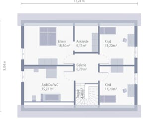 Fertighaus Design 12 von OKAL Haus Schlüsselfertig ab 400800€, Innenansicht 2