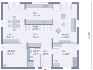 Fertighaus Design 19 von OKAL Haus Schlüsselfertig ab 495900€, Innenansicht 1