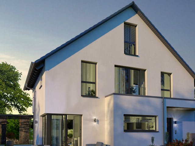 Fertighaus Design 27 von OKAL Haus Schlüsselfertig ab 482900€,  Außenansicht 1