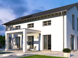 Fertighaus Design 7 von OKAL Haus Schlüsselfertig ab 453900€,  Außenansicht 1