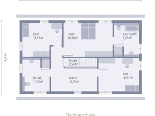 Fertighaus Design 7 von OKAL Haus Schlüsselfertig ab 453900€,  Innenansicht 2