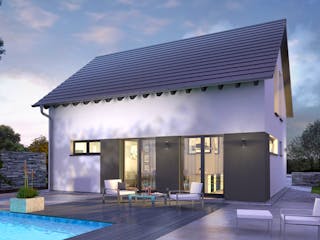 Fertighaus Design 9 von OKAL Haus Schlüsselfertig ab 363900€,  Außenansicht 1