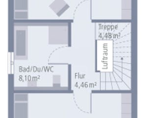 Fertighaus Doppelhaus 08 von OKAL Haus Schlüsselfertig ab 431900€, Innenansicht 1