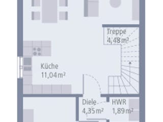 Fertighaus Doppelhaus 08 von OKAL Haus Schlüsselfertig ab 431900€, Innenansicht 2