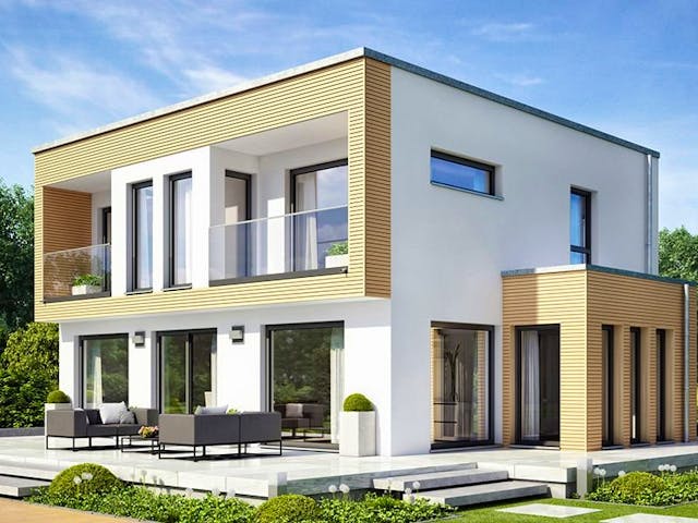 Fertighaus EVOLUTION 154 V5 von Bien-Zenker Schlüsselfertig ab 423861€, Außenansicht 1 Fertighaus EVOLUTION 154 V5 von Bien-Zenker Schlüsselfertig ab 423861€, Außenansicht 1