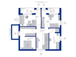 Fertighaus EVOLUTION 154 V5 von Bien-Zenker Schlüsselfertig ab 423861€,  Innenansicht 6