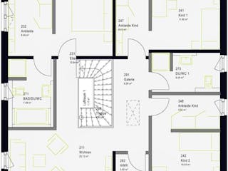 Fertighaus FamilyStyle 20.02 W von massa haus Ausbauhaus ab 198999€, Stadtvilla Innenansicht 5