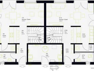 Fertighaus FamilyStyle 20.04 F von massa haus Ausbauhaus ab 250999€, Cubushaus Innenansicht 4
