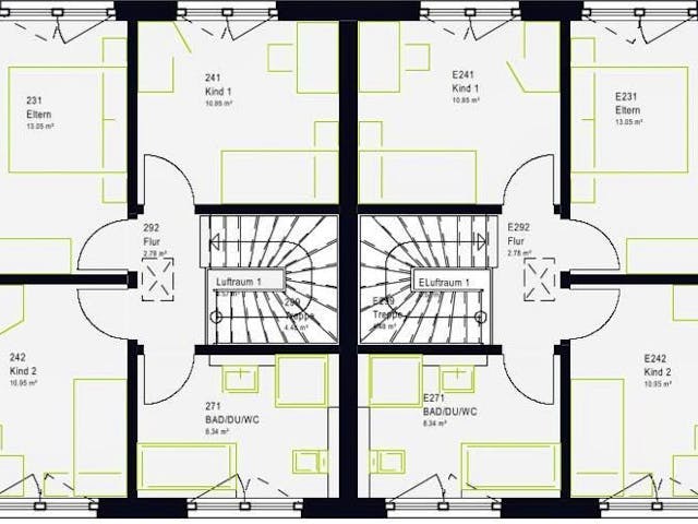 Fertighaus FamilyStyle 20.04 W von massa haus Ausbauhaus ab 205999€, Stadtvilla Innenansicht 6