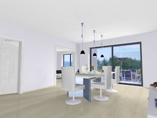 Massivhaus Hausidee "Bungalow 20" von BickelBau Massivhäuser, Bungalow Innenansicht 2