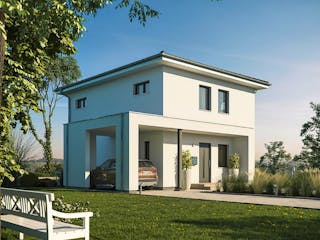 Fertighaus LifeStyle 13.01 W von massa haus Ausbauhaus ab 157999€, Stadtvilla Außenansicht 1