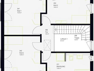 Fertighaus LifeStyle 14.01 W von massa haus Ausbauhaus ab 176999€, Stadtvilla Innenansicht 5