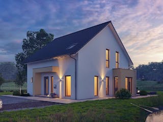 Fertighaus LifeStyle 16.01 S von massa haus Ausbauhaus ab 153999€, Satteldach-Klassiker Innenansicht 1