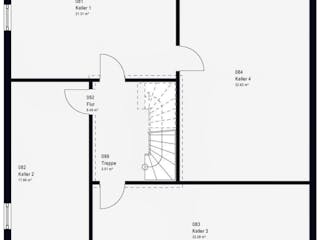Fertighaus LifeStyle 20.02 W von massa haus Ausbauhaus ab 194999€, Stadtvilla Innenansicht 3
