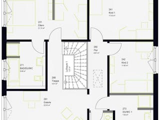 Fertighaus LifeStyle 20.02 W von massa haus Ausbauhaus ab 194999€, Stadtvilla Innenansicht 5