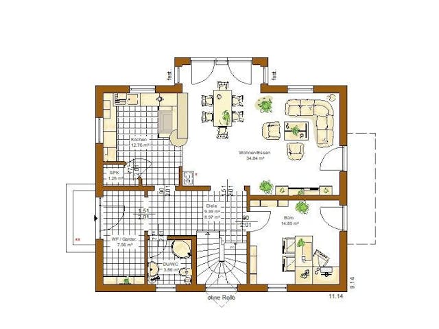 Fertighaus Musterhaus Barcelona von RENSCH-HAUS,  Innenansicht 6