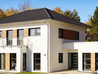 Fertighaus Musterhaus Orlando von RENSCH-HAUS, Außenansicht 1