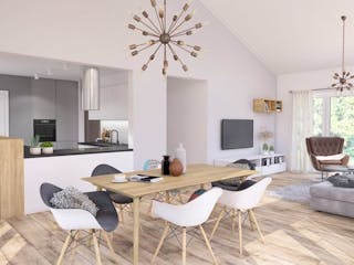 Fertighaus Perfect 132 von Danwood Schlüsselfertig ab 307000€, Bungalow Innenansicht 5