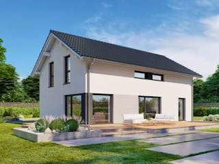 Fertighaus Point 162 von Danwood Schlüsselfertig ab 330200€, Satteldach-Klassiker Innenansicht 3