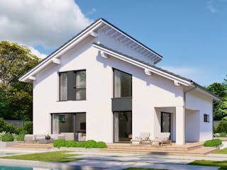 Fertighaus Point 169.1 von Danwood Schlüsselfertig ab 379100€, Pultdachhaus Innenansicht 3