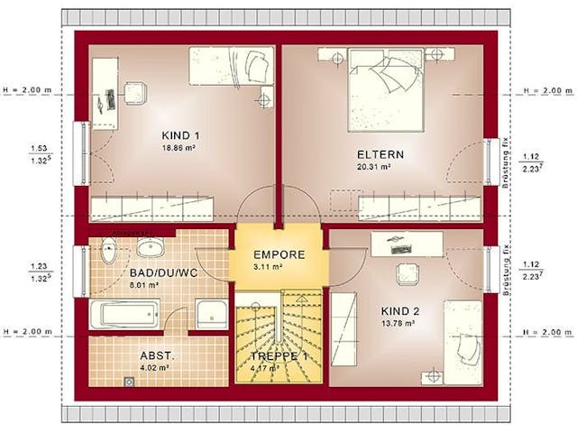Fertighaus SOLUTION Gründau von Living Fertighaus,  Innenansicht 2