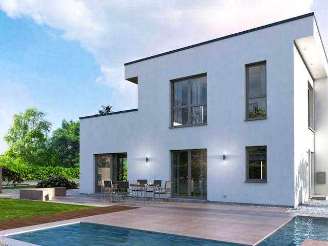 Fertighaus Staffel 13 von OKAL Haus Schlüsselfertig ab 530900€,  Außenansicht 1