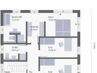 Fertighaus Staffel 15 von OKAL Haus Schlüsselfertig ab 569900€, Innenansicht 8