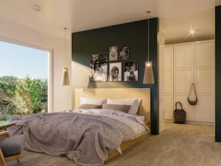 Fertighaus SUNSHINE 167 V4 von Living Fertighaus Schlüsselfertig ab 428523€, Satteldach-Klassiker Innenansicht 3
