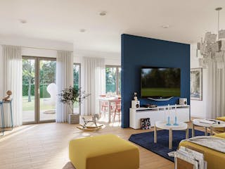 Fertighaus SUNSHINE 167 V4 von Living Fertighaus Schlüsselfertig ab 428523€, Satteldach-Klassiker Innenansicht 5