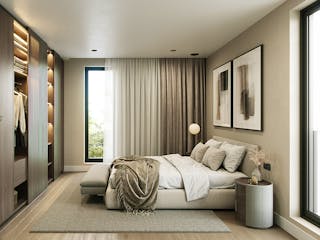 Fertighaus Mehrfamilienhaus More 8.1 von KAMPA - Mehrfamilienhäuser Schlüsselfertig ab 1906196€, Innenansicht 3