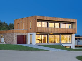 Fertighaus KUBOS 1.2000 von KAMPA Schlüsselfertig ab 1193913€, Cubushaus Außenansicht 1