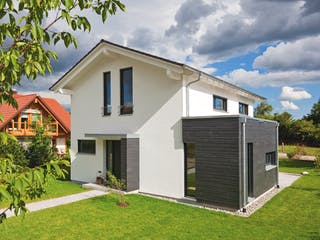 Fertighaus LANOS 2.1470 von KAMPA Schlüsselfertig ab 550840€, Satteldach-Klassiker Außenansicht 2