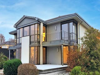 Fertighaus SETROS 3.1720 von KAMPA Schlüsselfertig ab 674404€, Stadtvilla Außenansicht 1