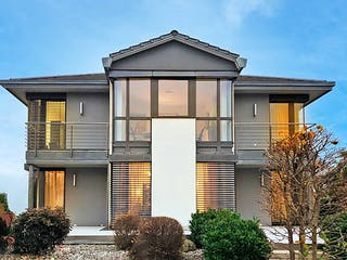 Fertighaus SETROS 3.1720 von KAMPA Schlüsselfertig ab 674404€, Stadtvilla Außenansicht 2