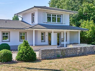 Fertighaus CLARON 1.1800 von KAMPA Schlüsselfertig ab 729744€, Stadtvilla Außenansicht 1