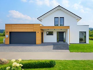 Fertighaus LANOS 2.1460 von KAMPA Schlüsselfertig ab 691931€, Satteldach-Klassiker Außenansicht 2