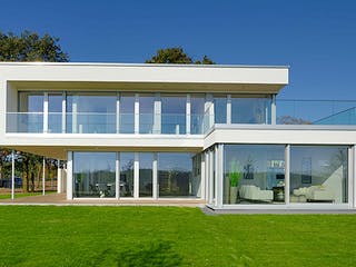 Fertighaus KUBOS 1.2520 von KAMPA Schlüsselfertig ab 1288039€, Cubushaus Außenansicht 1