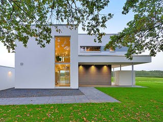 Fertighaus KUBOS 1.2520 von KAMPA Schlüsselfertig ab 1288039€, Cubushaus Außenansicht 3