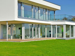 Fertighaus KUBOS 1.2520 von KAMPA Schlüsselfertig ab 1288039€, Cubushaus Außenansicht 4