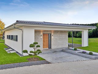 Fertighaus CLARON 1.1090 von KAMPA, Bungalow Außenansicht 2