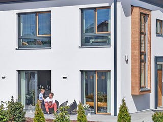 Fertighaus LANOS 5.1620 von KAMPA Schlüsselfertig ab 801251€, Satteldach-Klassiker Außenansicht 4