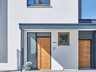 Fertighaus LANOS 5.1620 von KAMPA Schlüsselfertig ab 801251€, Satteldach-Klassiker Außenansicht 5