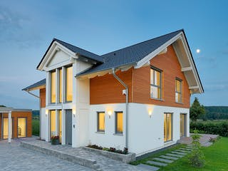 Fertighaus TRITOS 1.1730 von KAMPA Schlüsselfertig ab 636199€, Satteldach-Klassiker Außenansicht 1