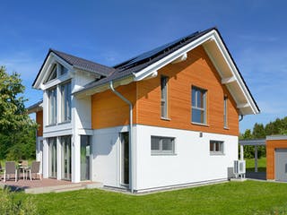 Fertighaus TRITOS 1.1730 von KAMPA Schlüsselfertig ab 636199€, Satteldach-Klassiker Außenansicht 2