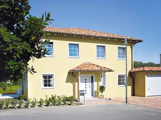 Massivhaus Böcker von KBS Bau, Stadtvilla Außenansicht 2