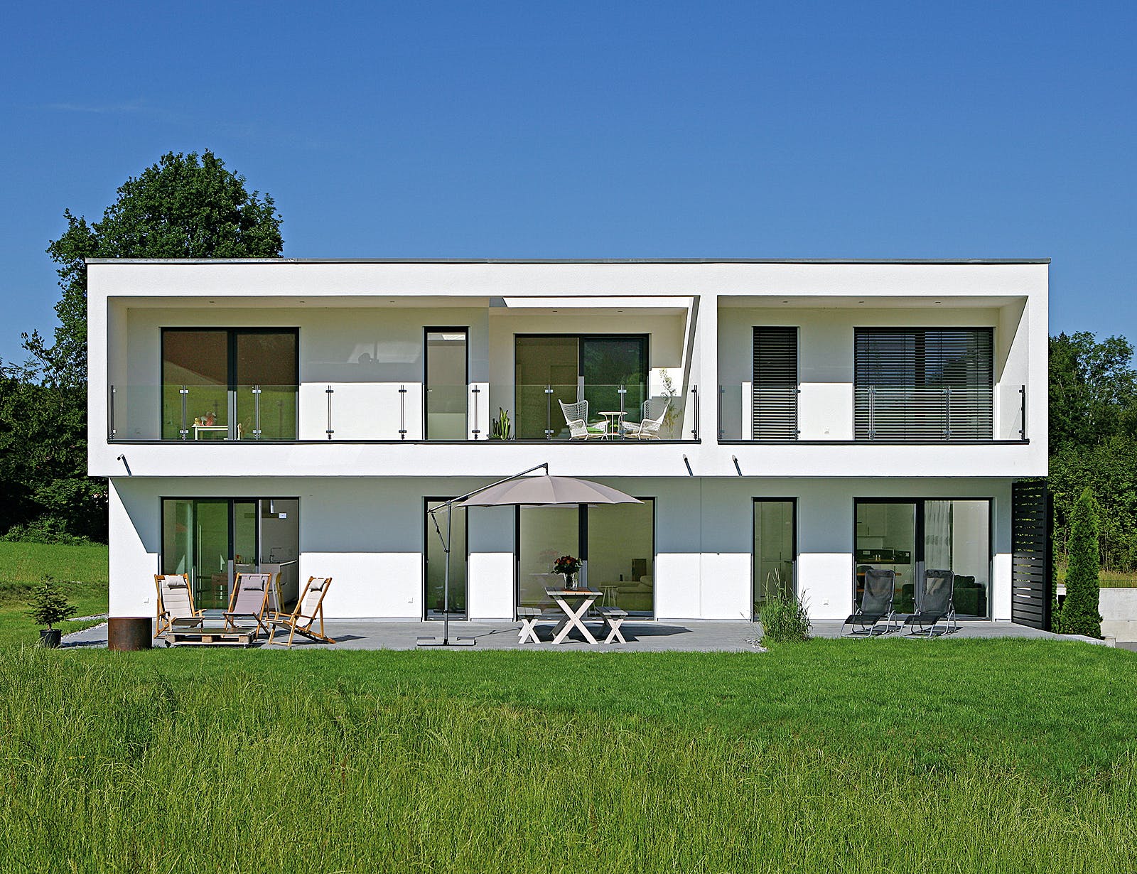 Fertighaus Haus Ehrenbach von Keitel-Haus Schlüsselfertig ab 517600€, Cubushaus Außenansicht 1