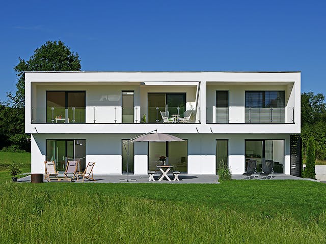 Fertighaus Haus Ehrenbach von Keitel-Haus Schlüsselfertig ab 648586€, Cubushaus Außenansicht 1